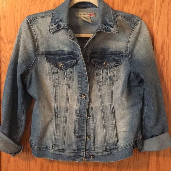 Paris Blues Cropped Denim Jacket - Picture 1 of 3